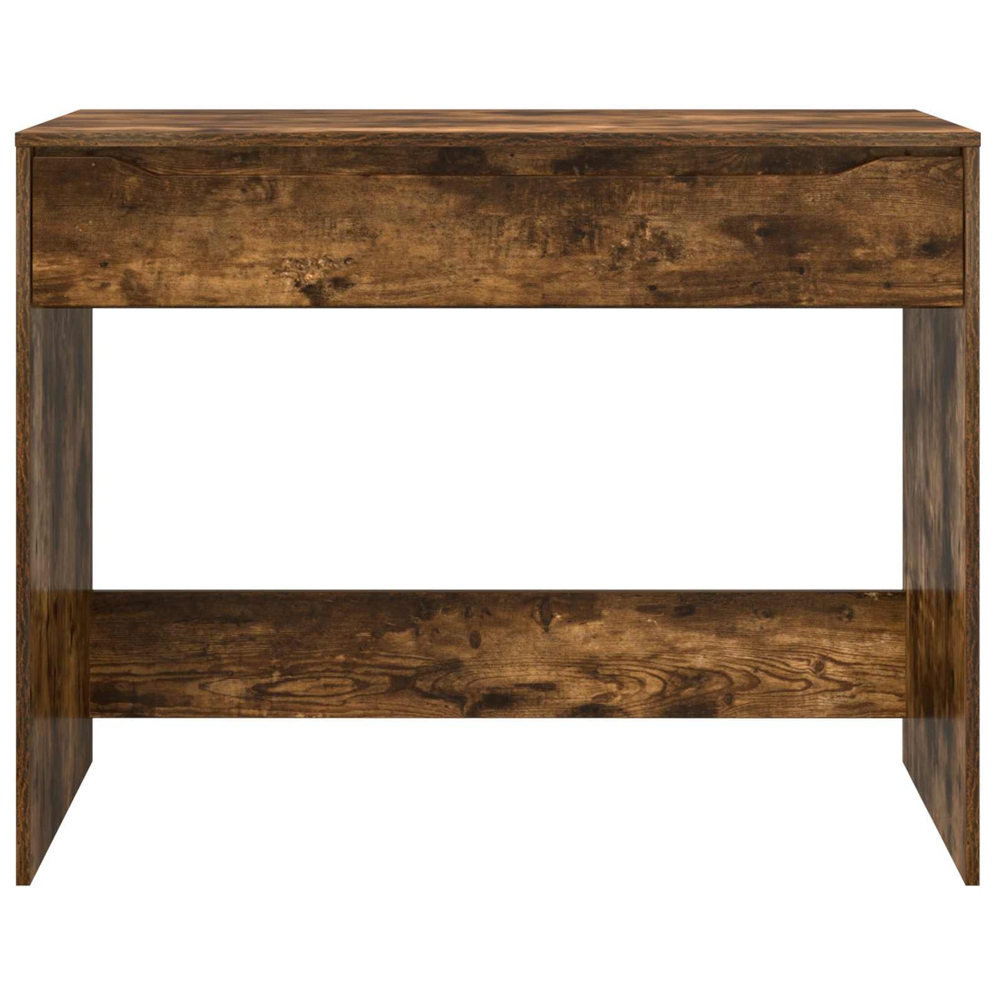 Skrivebord med skuff Røkt Eik 100 x 50 x 78 cm Konstruert tre