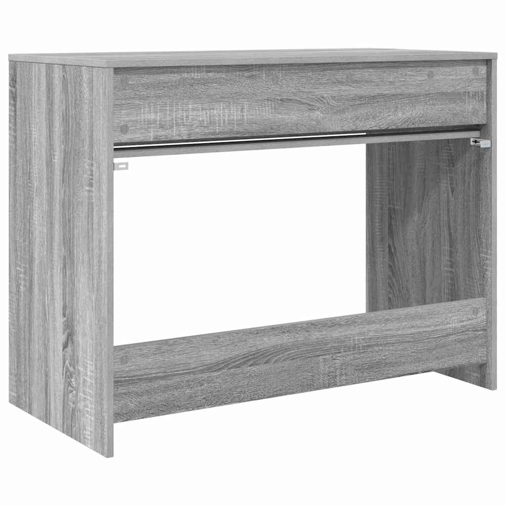 Skrivebord med skuff Grå Sonoma 100 x 50 x 78 cm Konstruert tre