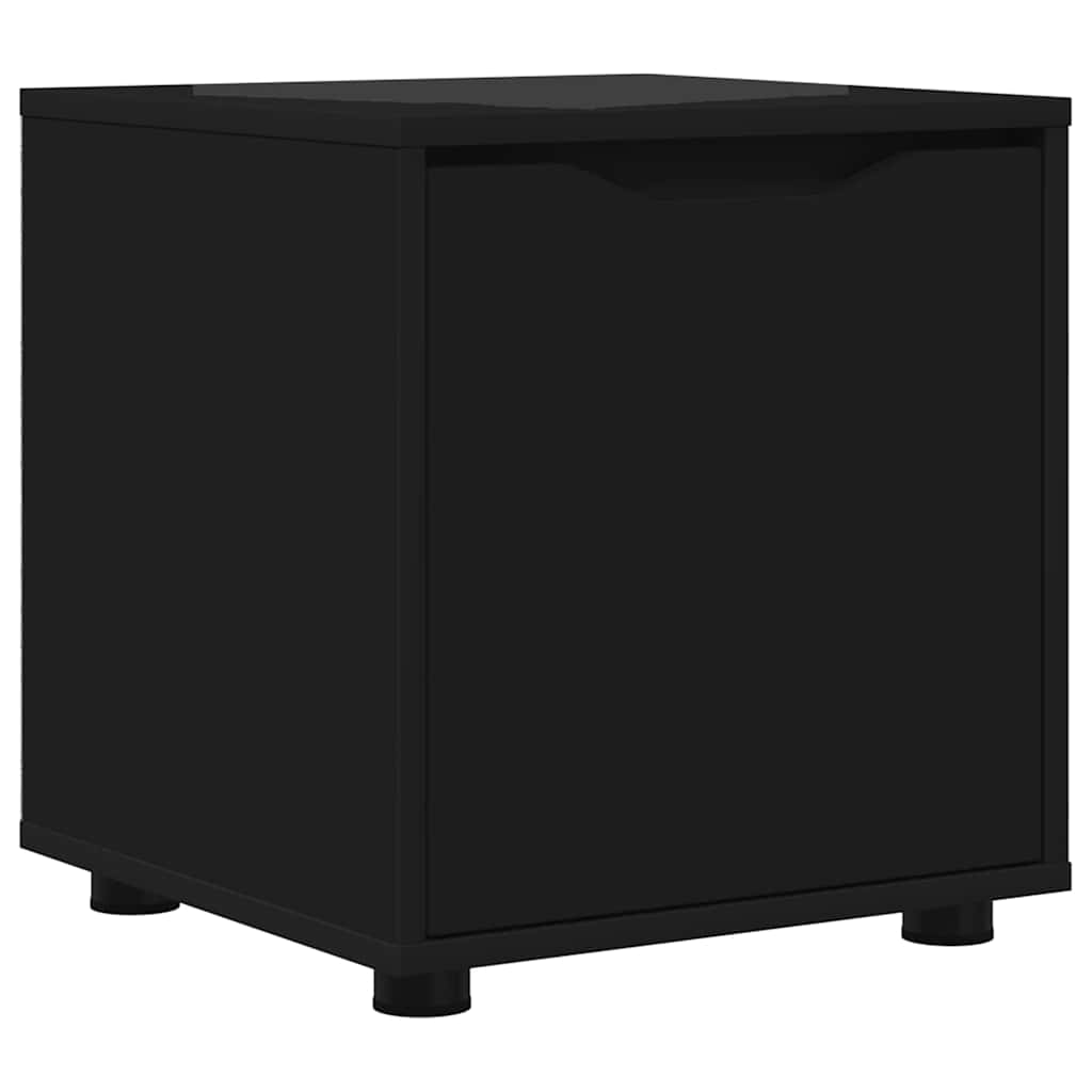 Baderomsskap Svart 40,5 x 40 x 44 cm Konstruert tre