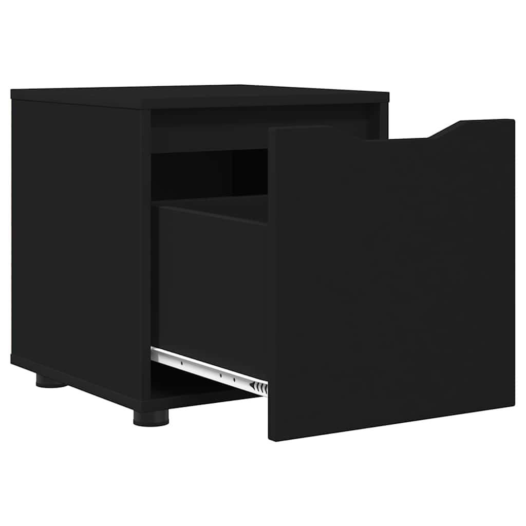 Baderomsskap Svart 40,5 x 40 x 44 cm Konstruert tre