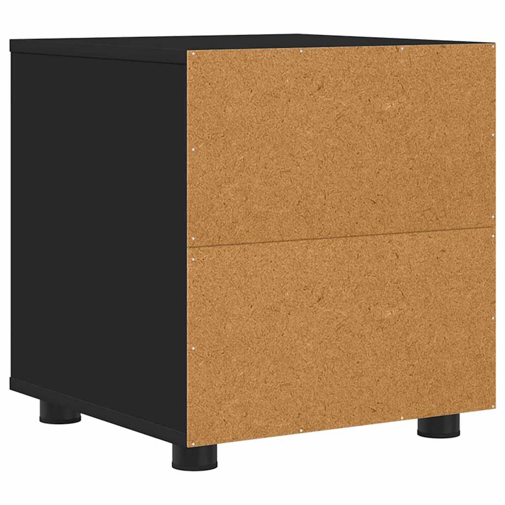 Baderomsskap Svart 40,5 x 40 x 44 cm Konstruert tre