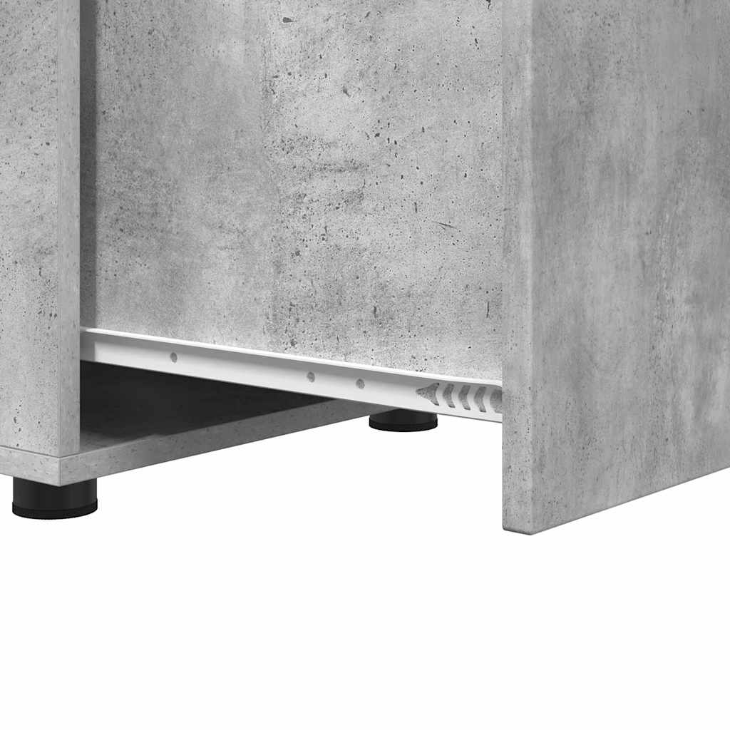 Baderomsskap Betonggrå 40,5 x 40 x 44 cm Konstruert tre