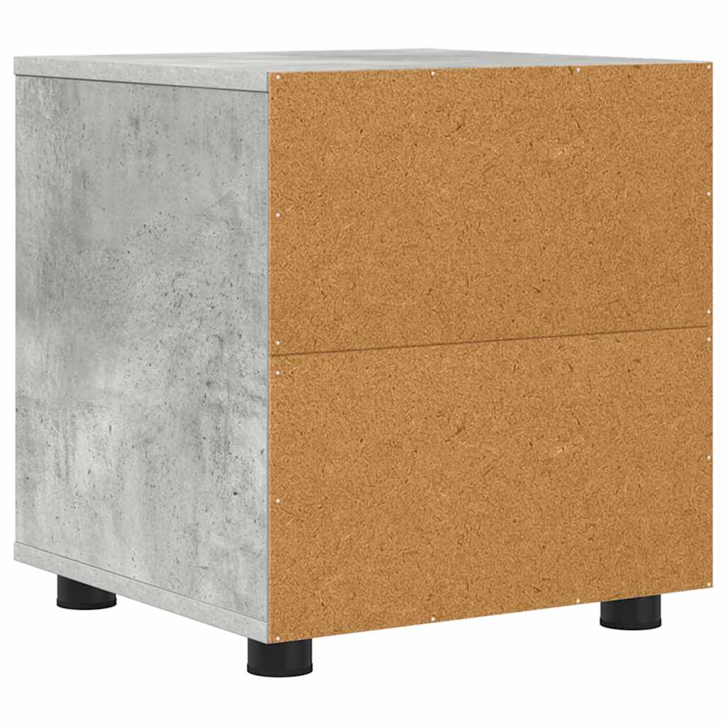 Baderomsskap Betonggrå 40,5 x 40 x 44 cm Konstruert tre