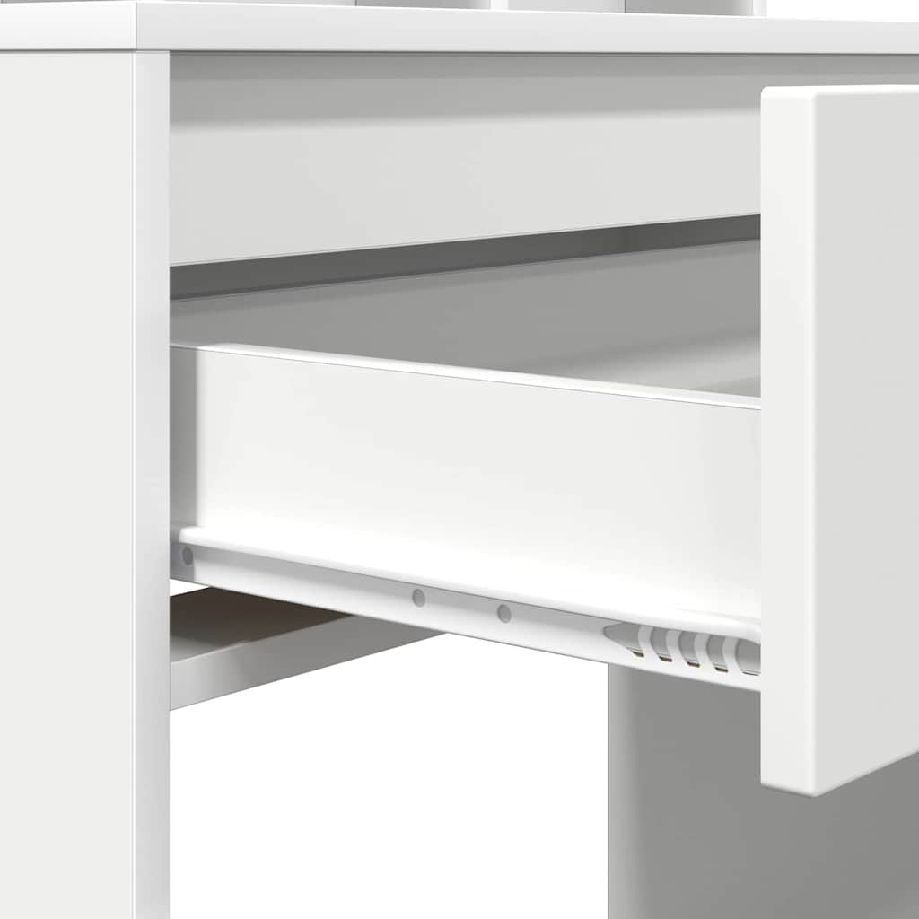 Soverom sminkebord Hvit 80 x 39,6 x 135 cm Konstruert tre