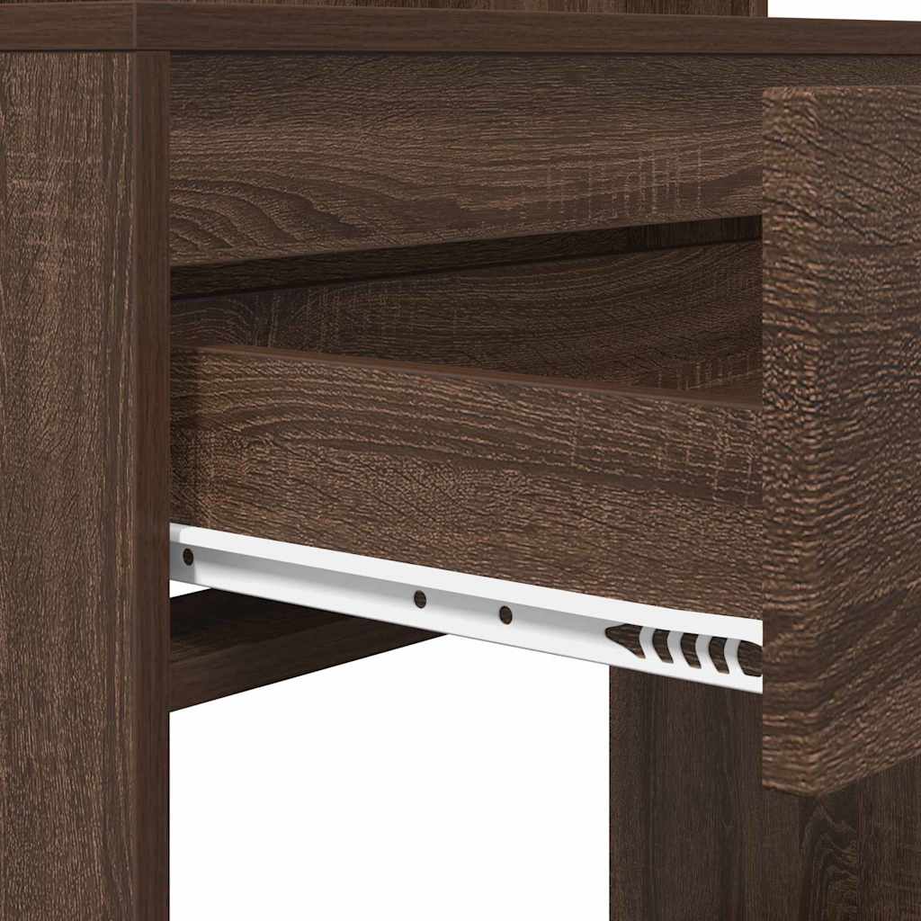 Soverom sminkebord Brun Eik 80 x 39,6 x 135 cm Konstruert tre