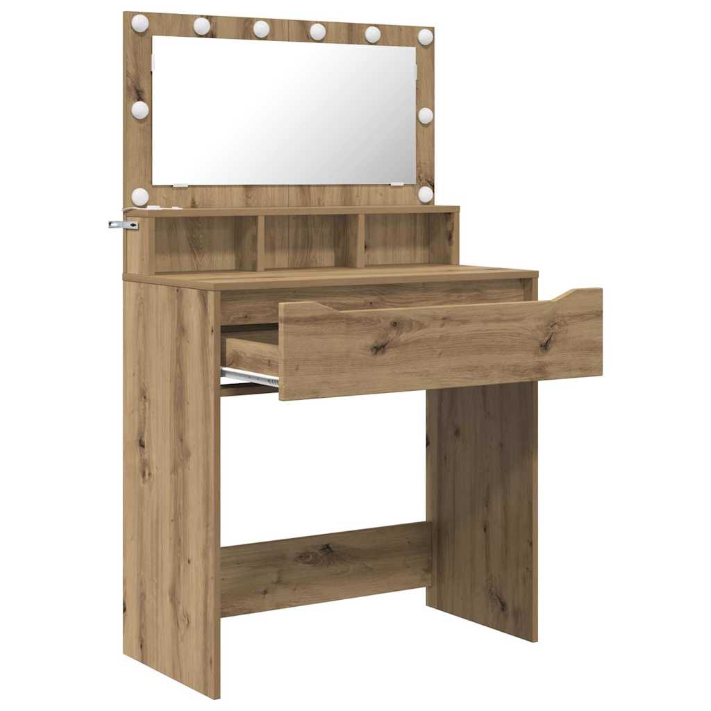 Soverom sminkebord med skuff Artisan Eik 80 x 39,6 x 135 cm