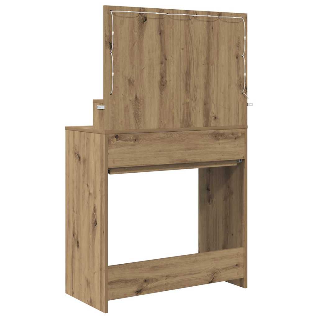Soverom sminkebord med skuff Artisan Eik 80 x 39,6 x 135 cm