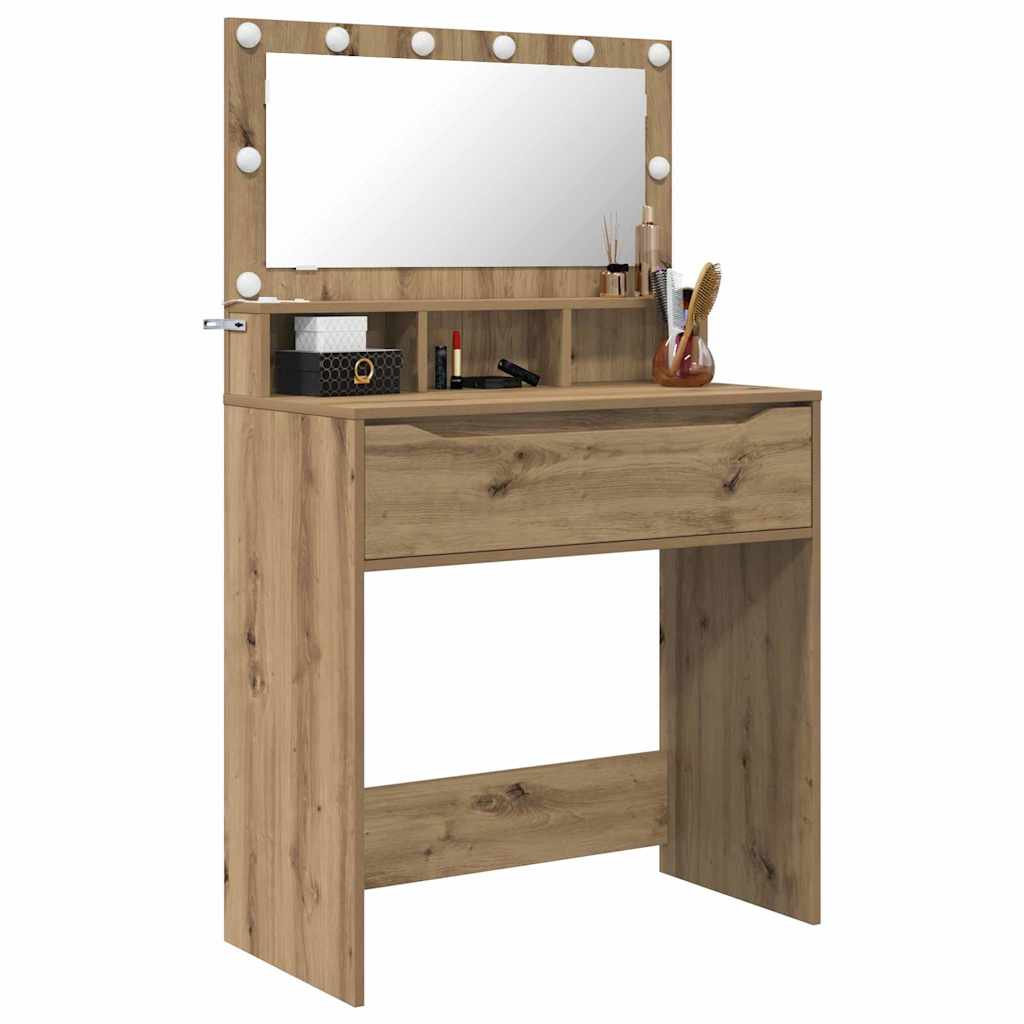 Soverom sminkebord med skuff Artisan Eik 80 x 39,6 x 135 cm