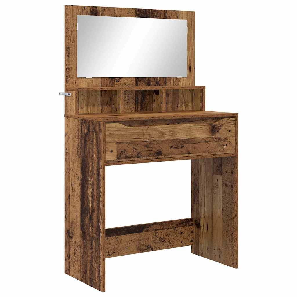 Soverom sminkebord Gamle tre 80 x 39,6 x 135 cm Konstruert tre