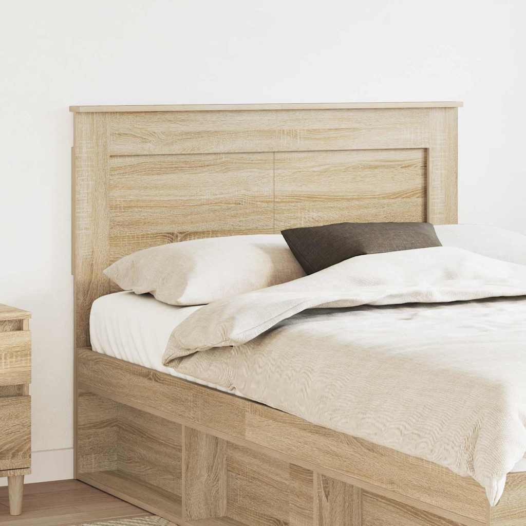 Hodegavl med hodegjerde Sonoma eik 120 cm Konstruert tre