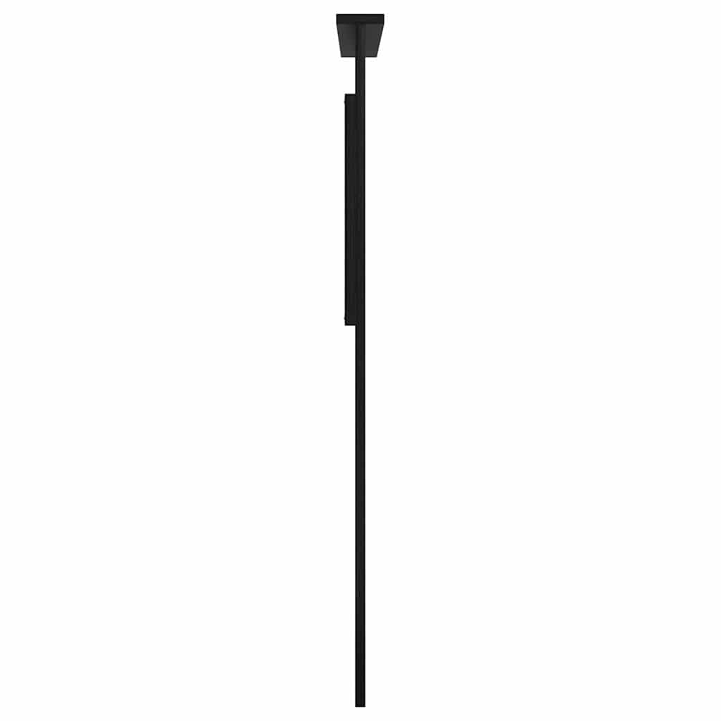 Hodegavl med hodegjerde Svart Eik 90 cm Konstruert tre