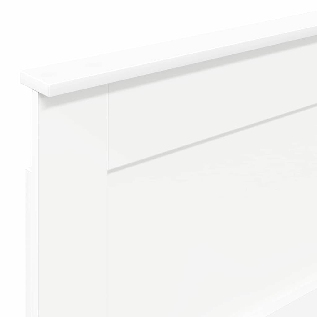 Hodegavl med hodegjerde Hvit 80 cm Konstruert tre