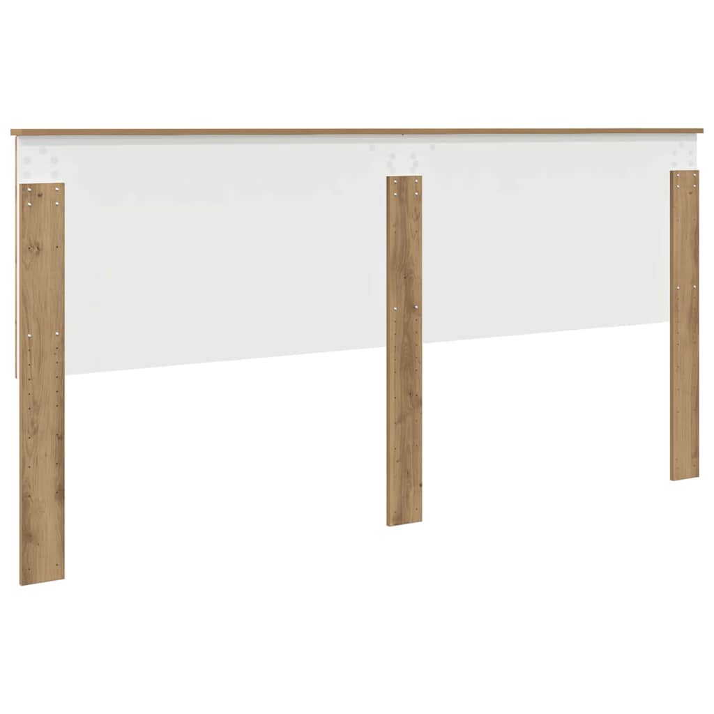 Hodegavl med hodegjerde Artisan Eik 200 cm Konstruert tre