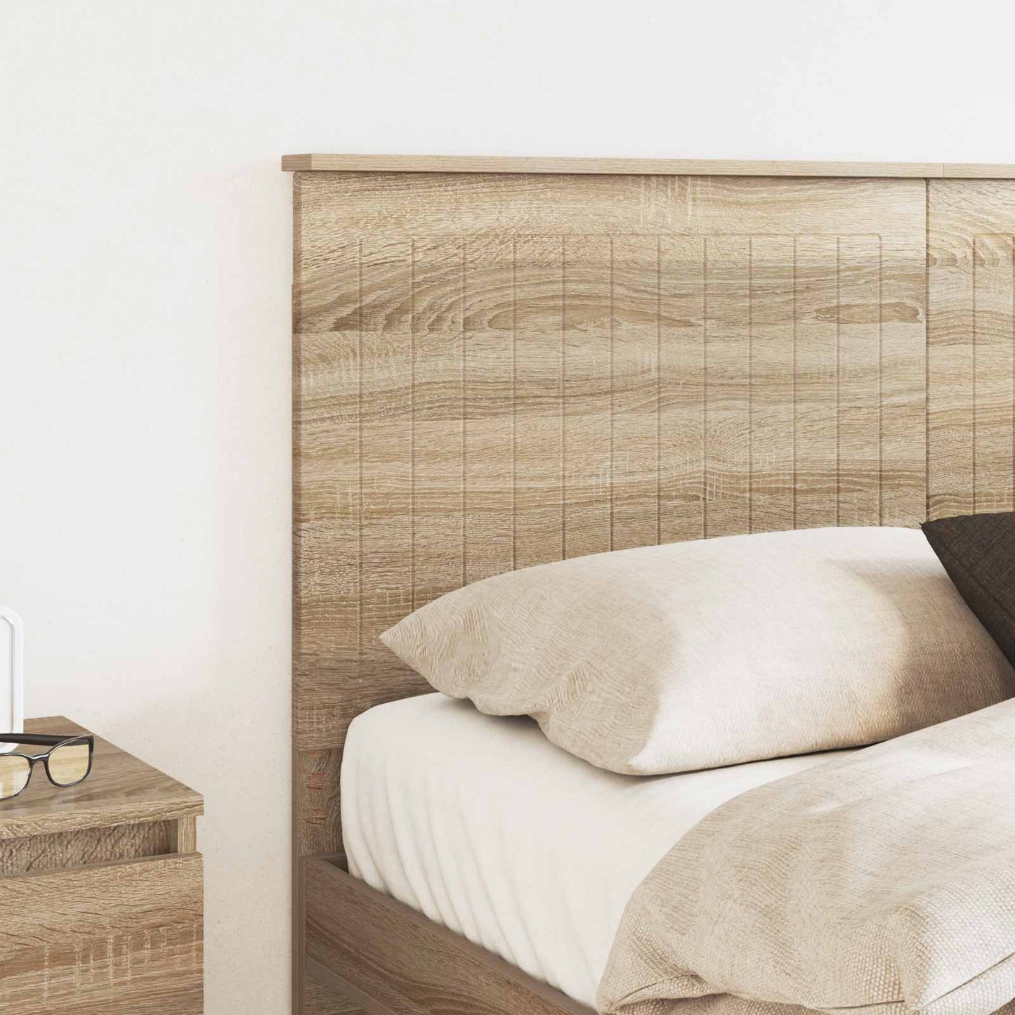 Hodegavl med hodegjerde Sonoma eik 140 cm Konstruert tre