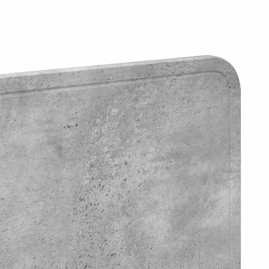Hodegavl Betonggrå Konstruert tre