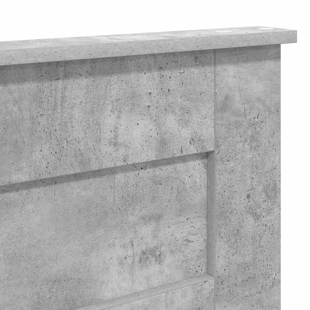 Hodegavl Betonggrå Konstruert tre