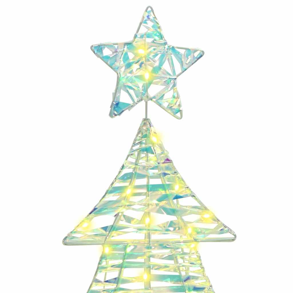 Juletre med 120 LED Varmhvit 120,5 cm PET