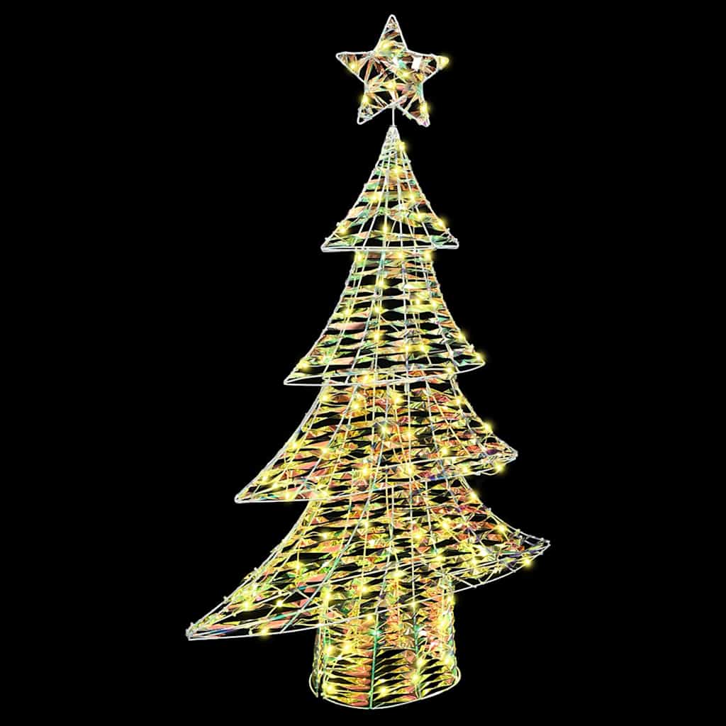 Juletre med 120 LED Varmhvit 120,5 cm PET