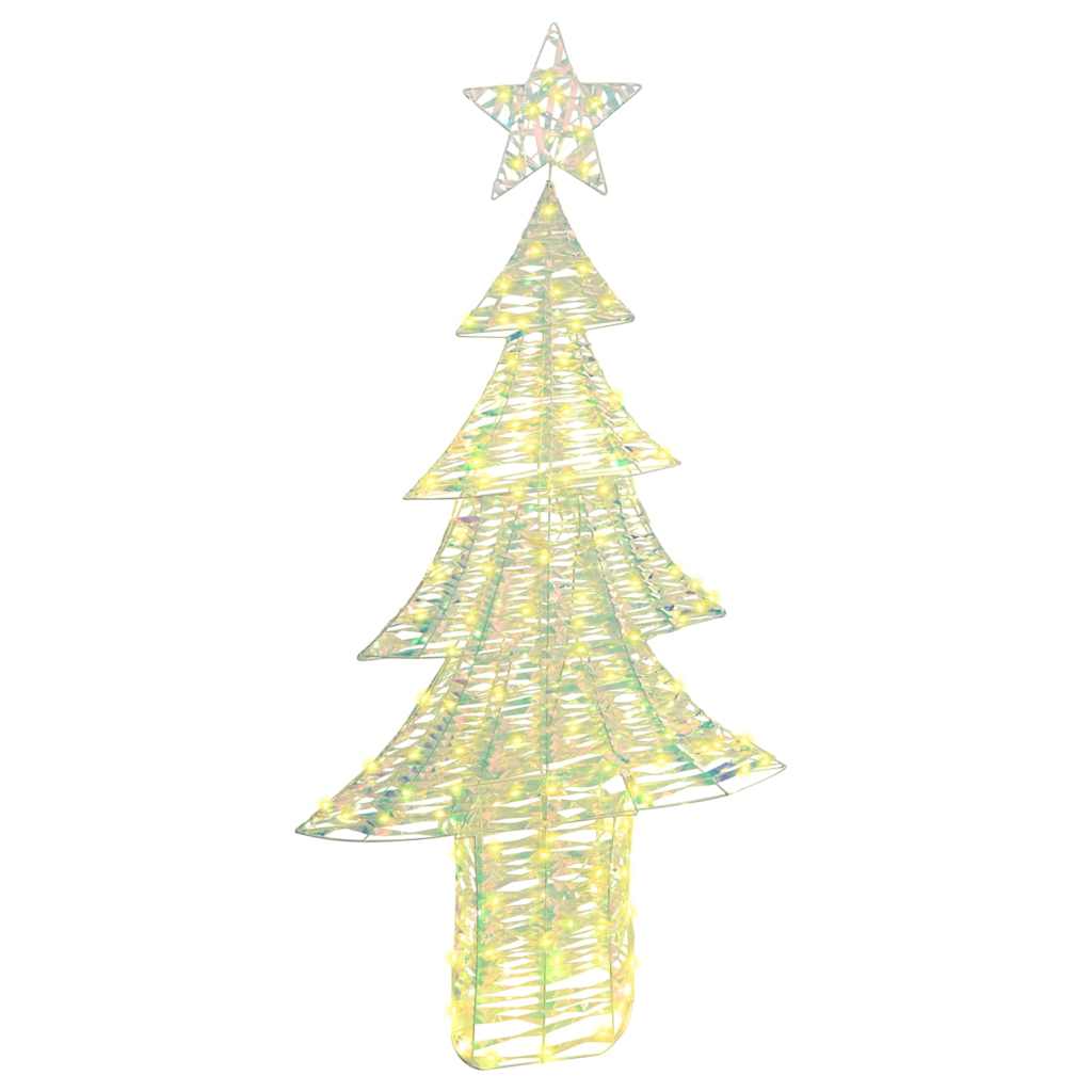 Juletre med 240 LED Varmhvit 181 cm PET