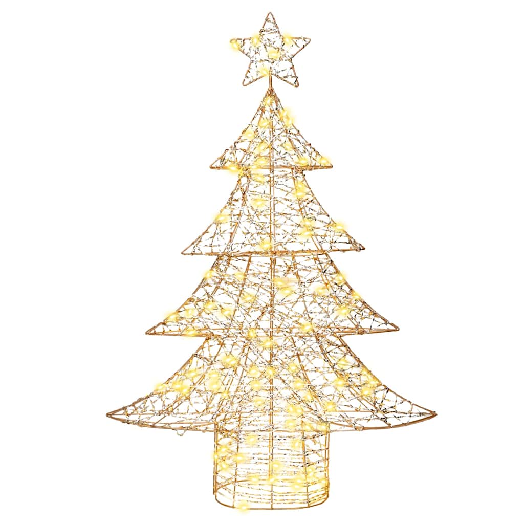 Juletre med 120 LED Varmhvit 120,5 cm PET