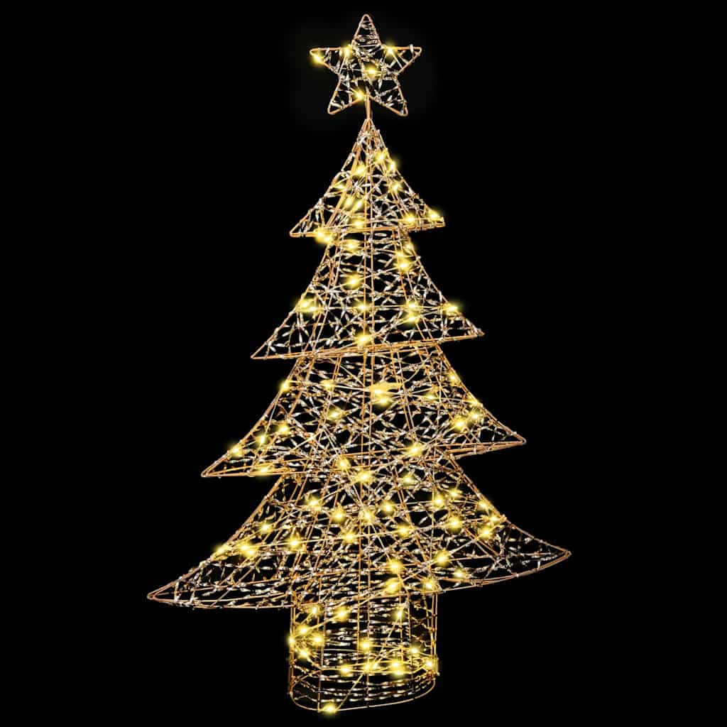 Juletre med 120 LED Varmhvit 120,5 cm PET