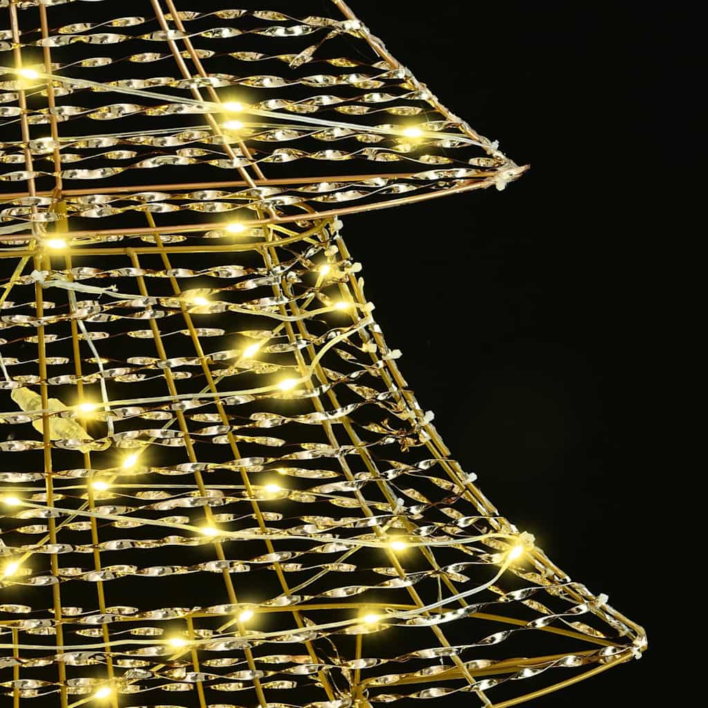Juletre med 240 LED Varmhvit 181 cm PET