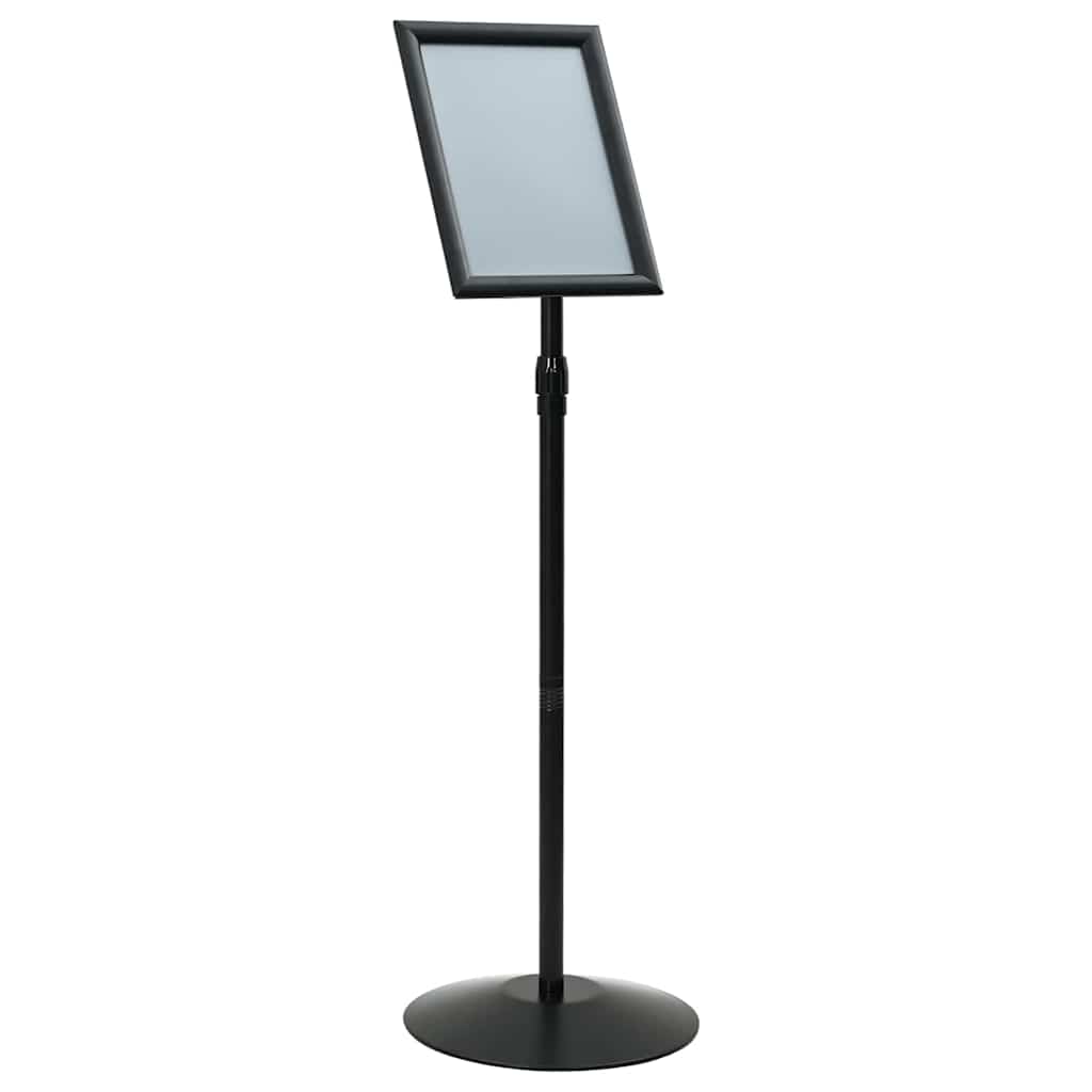Pedestal plakatstativ sølv a3 PVC og stål