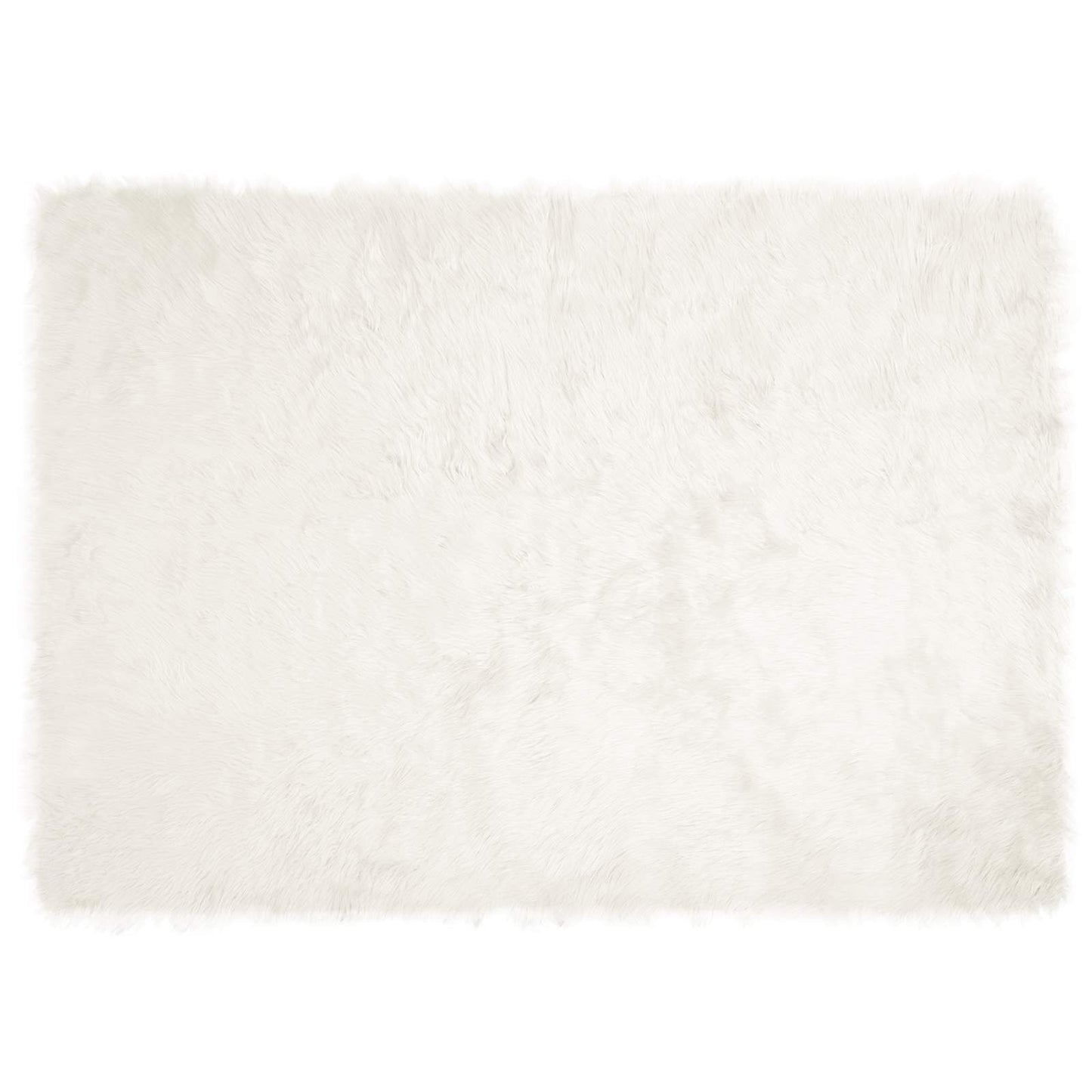 Fusk saueskinnteppe TAFALLA Hvit 240 x 340 cm Polyester
