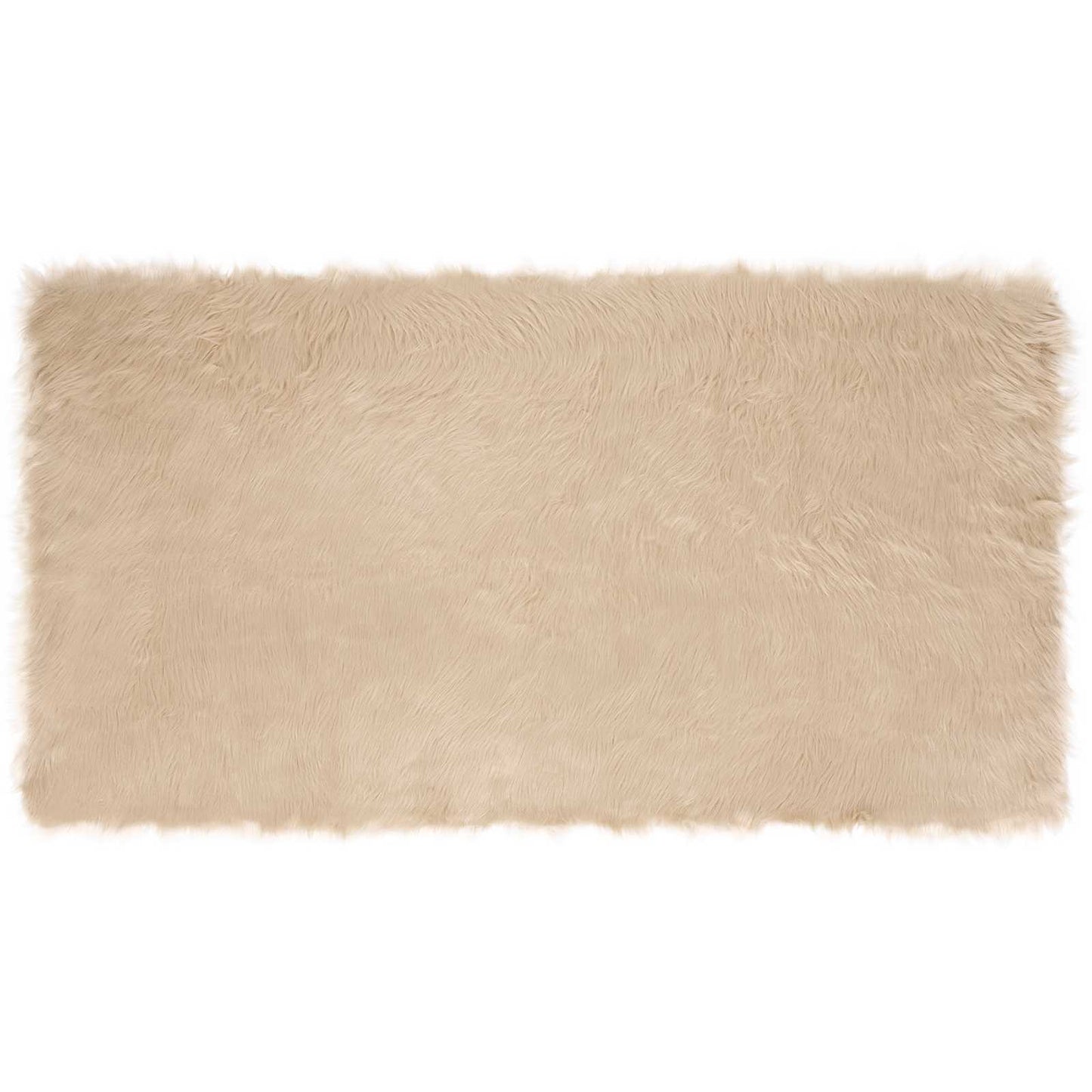 Fusk saueskinnteppe TAFALLA Beige 60 x 110 cm Polyester