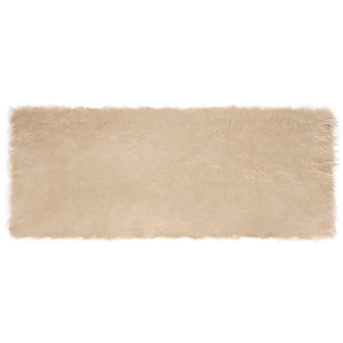 Fusk saueskinnteppe TAFALLA Beige 80 x 200 cm Polyester
