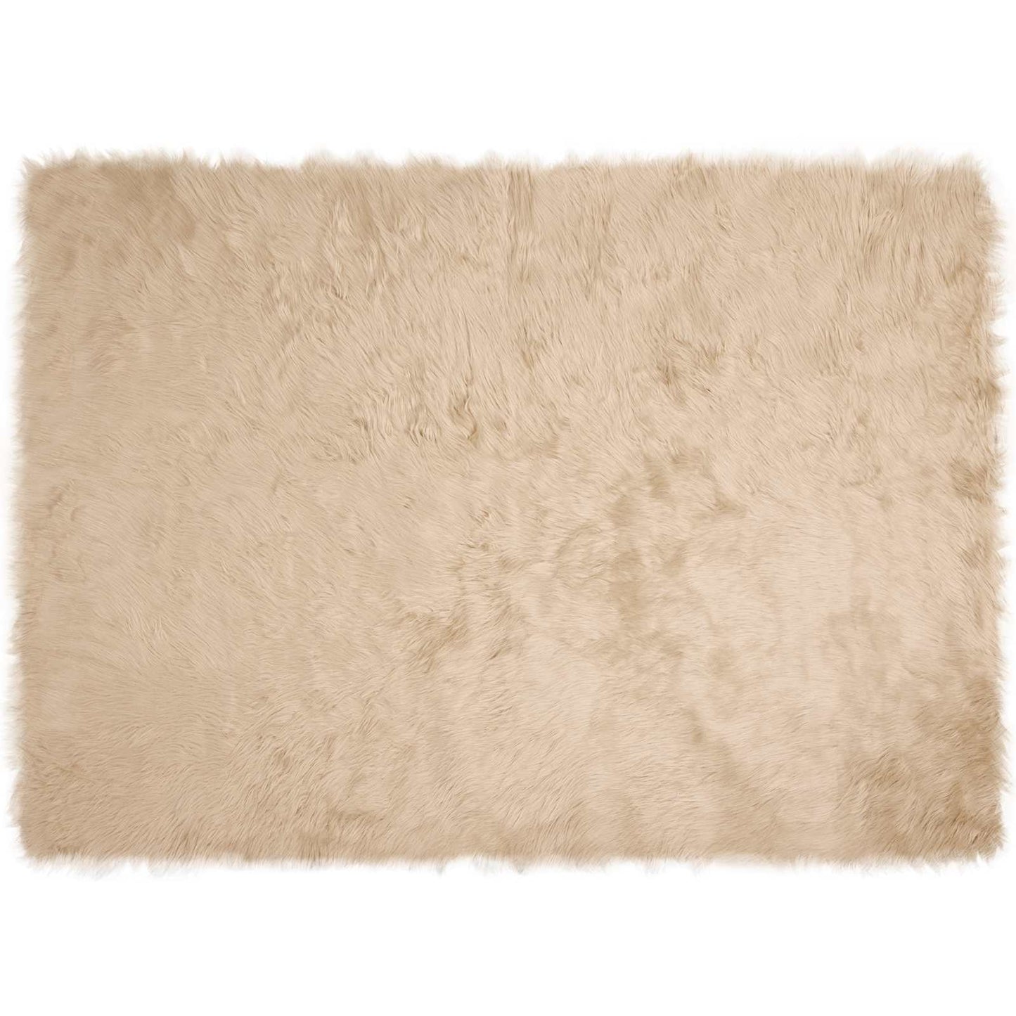 Fusk saueskinnteppe TAFALLA Beige 160 x 230 cm Polyester