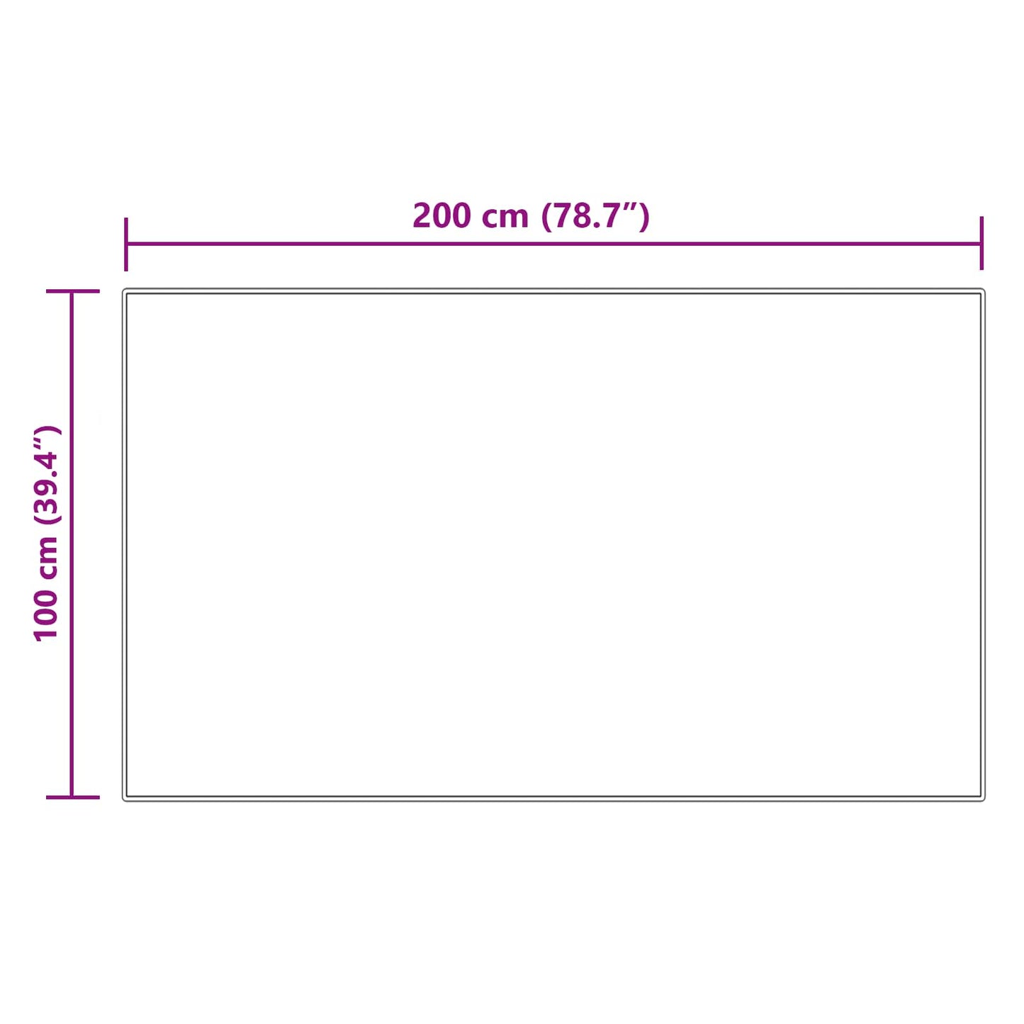 Fusk saueskinnteppe TAFALLA Krem 100 x 200 cm Polyester