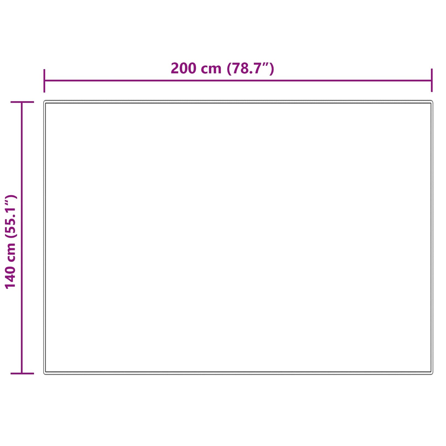 Fusk saueskinnteppe TAFALLA Krem 140 x 200 cm Polyester