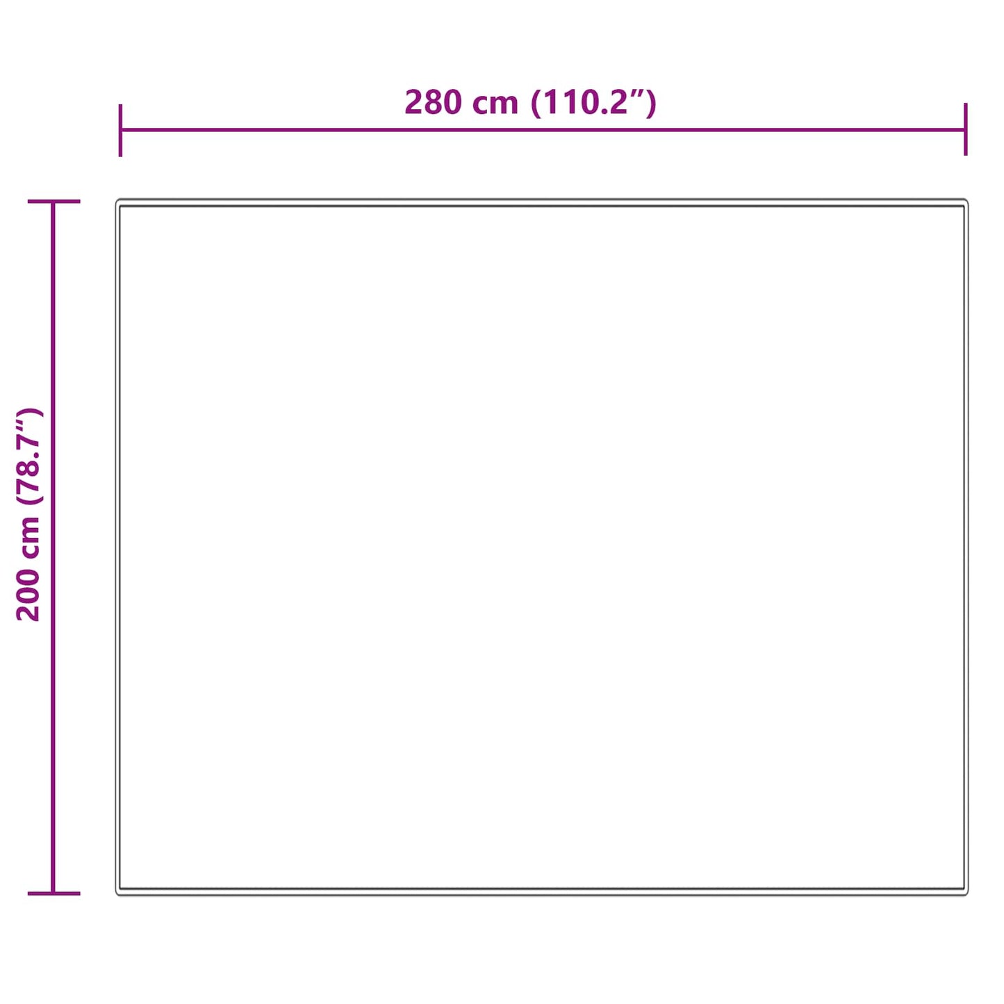 Fusk saueskinnteppe TAFALLA Krem 200 x 280 cm Polyester