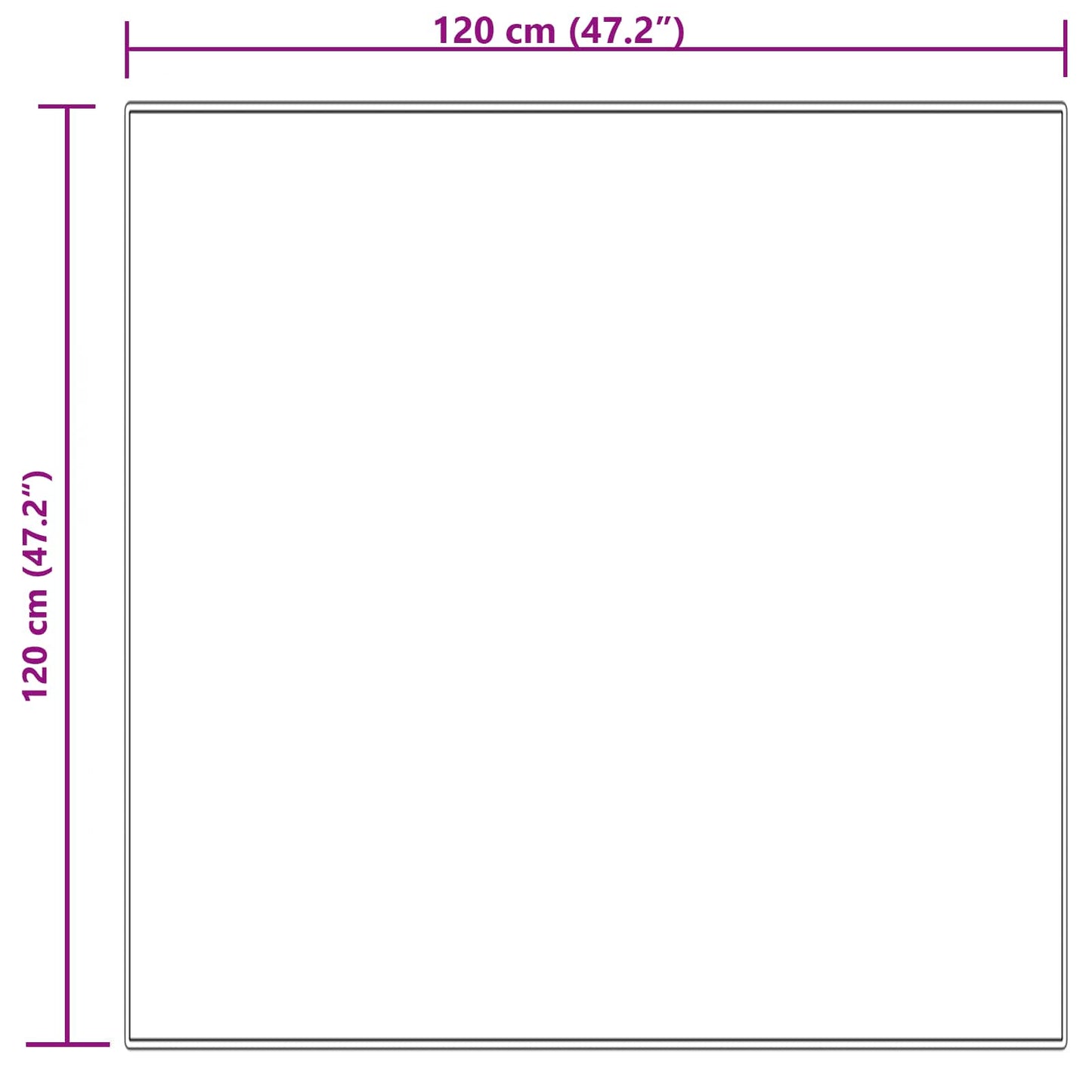 Fusk saueskinnteppe TAFALLA Krem 120 x 120 cm Polyester