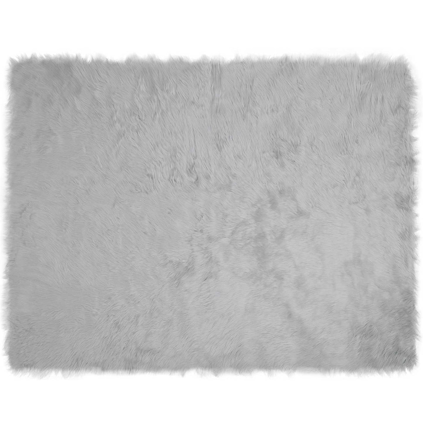 Fusk saueskinnteppe TAFALLA Grå 240 x 340 cm Polyester
