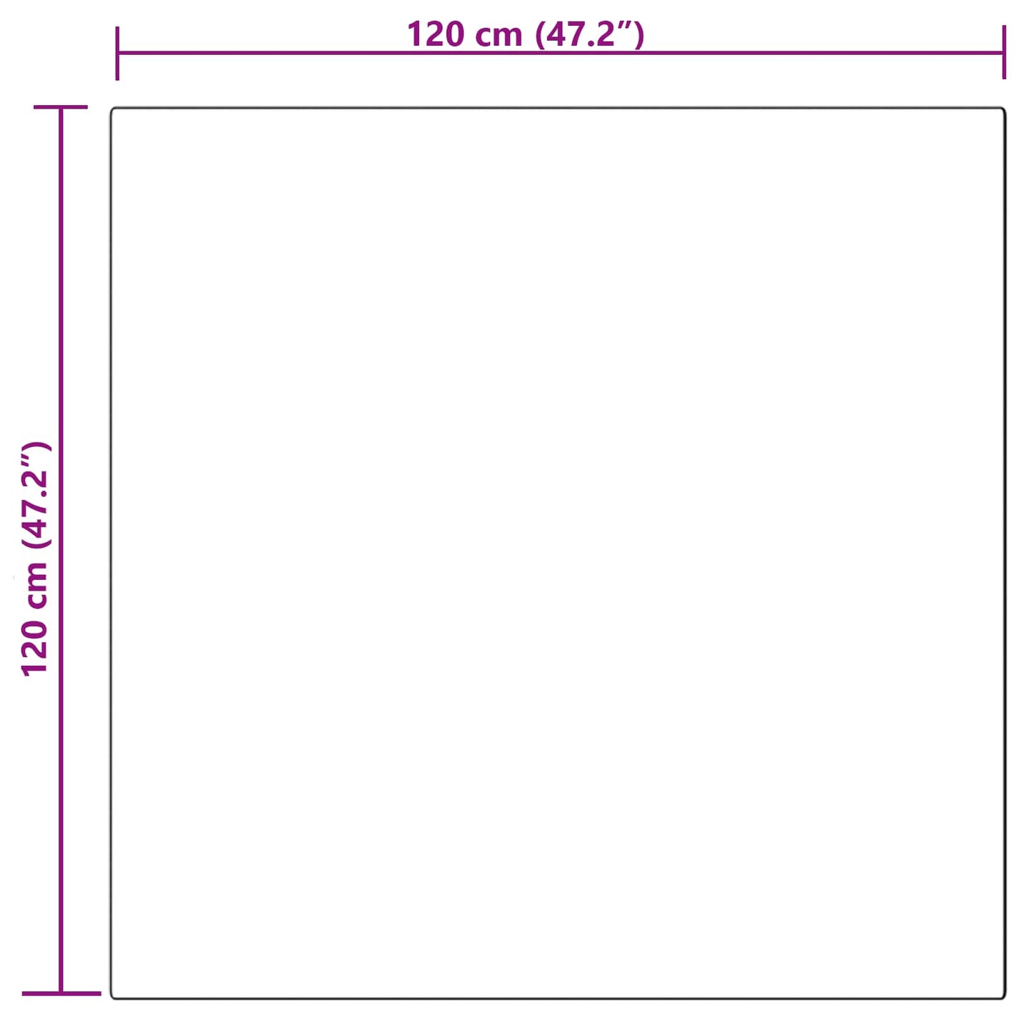 Fusk saueskinnteppe TAFALLA Grå 120 x 120 cm Polyester