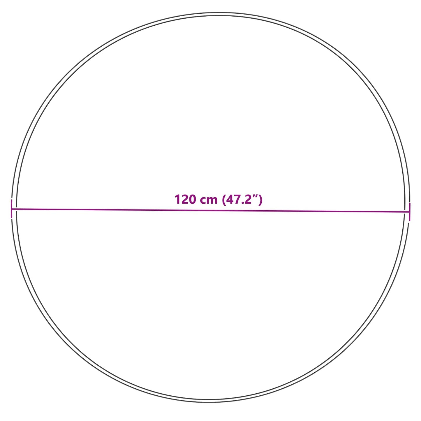 Fusk saueskinnteppe TAFALLA Grå Ø 120 cm Polyester