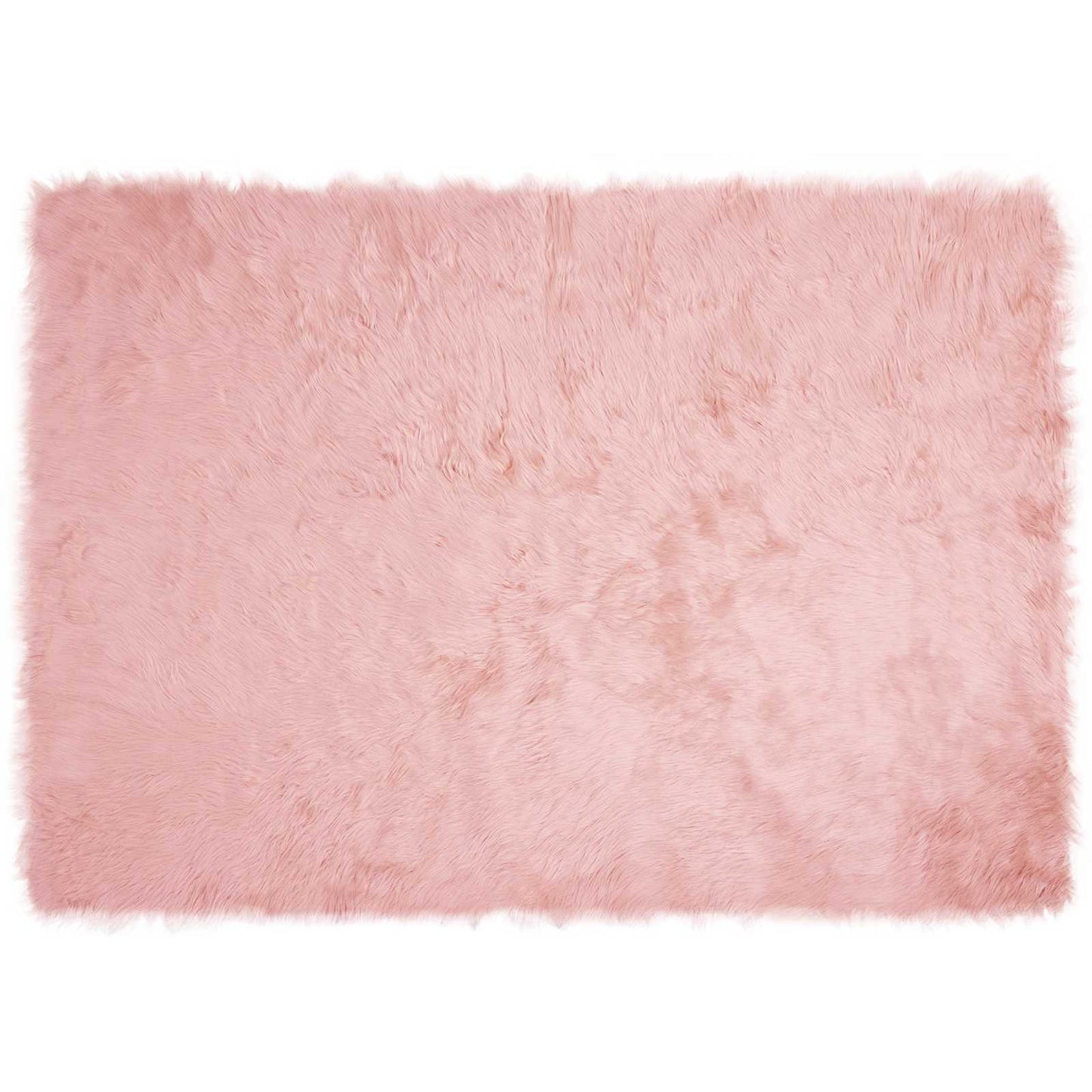 Fusk saueskinnteppe TAFALLA Rosa 140 x 200 cm Polyester