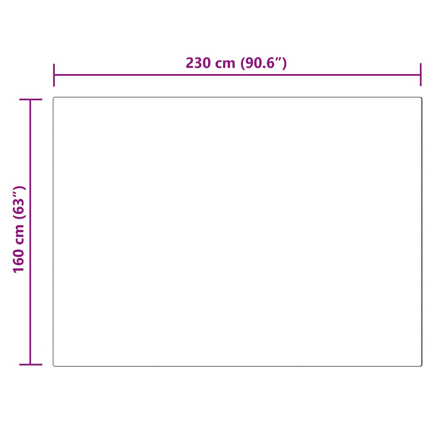Fusk saueskinnteppe TAFALLA Rosa 160 x 230 cm Polyester