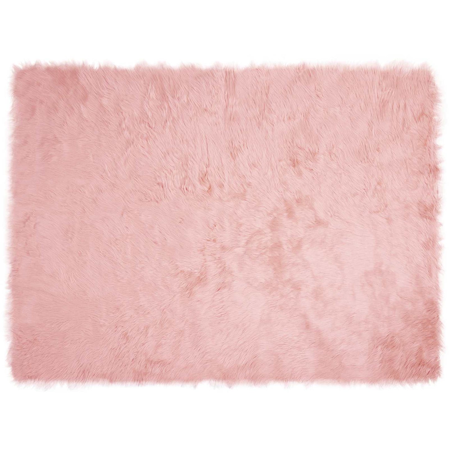 Fusk saueskinnteppe TAFALLA Rosa 160 x 230 cm Polyester