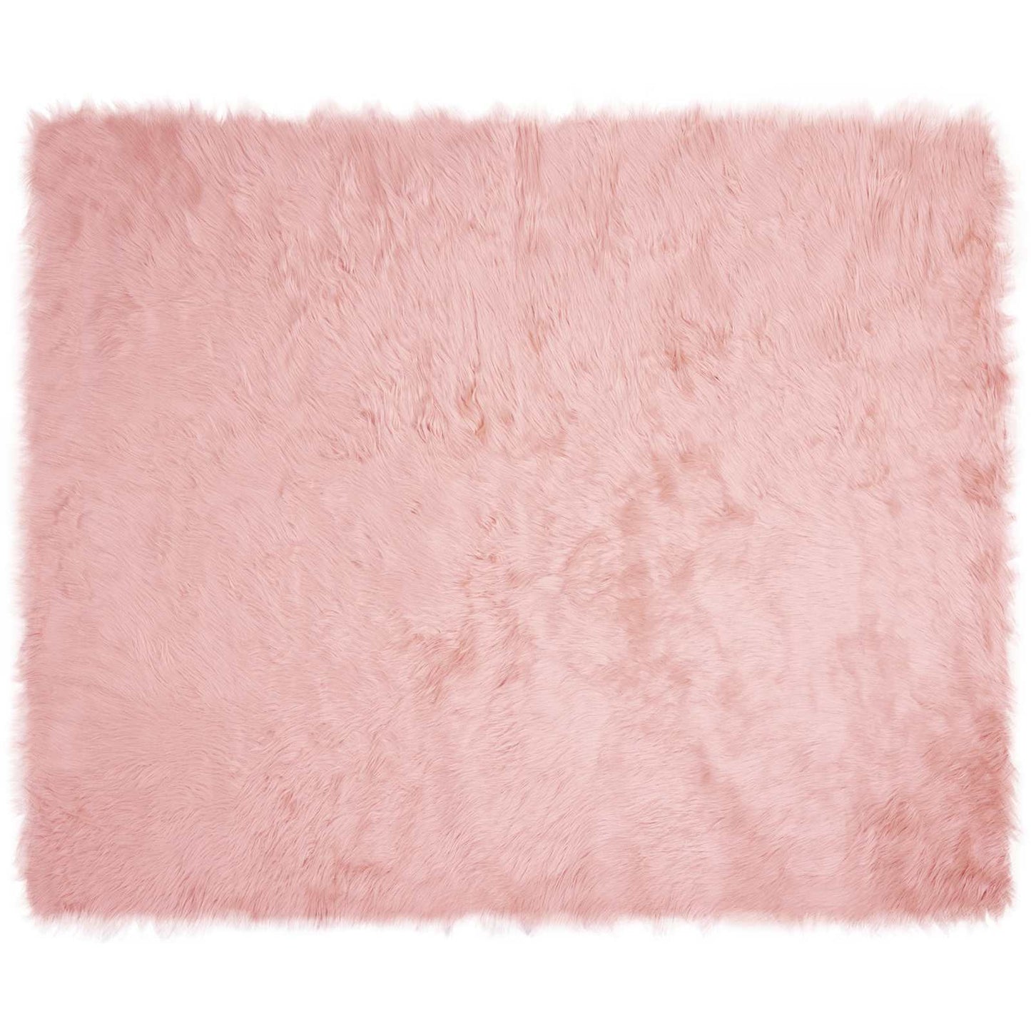 Fusk saueskinnteppe TAFALLA Rosa 200 x 280 cm Polyester