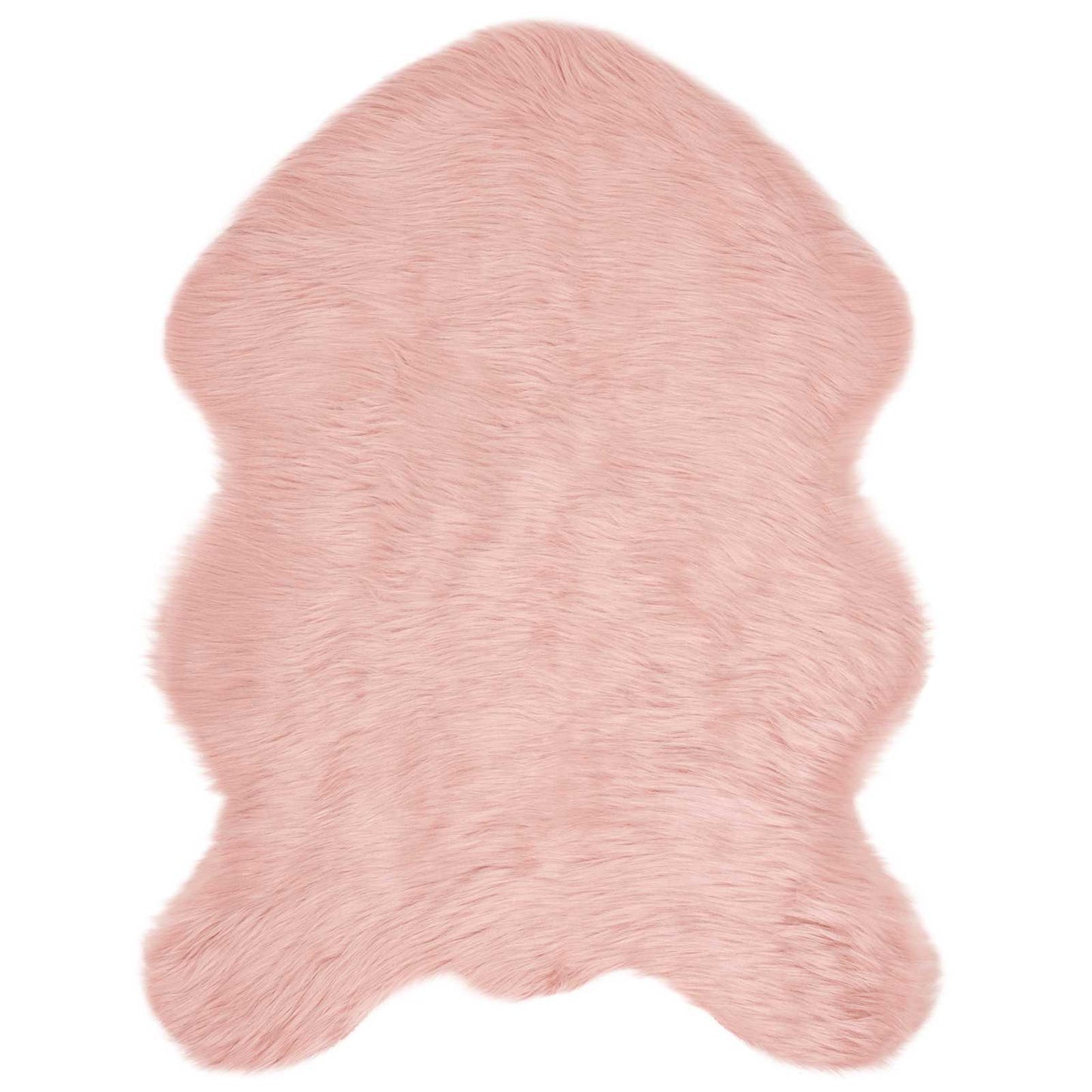 Fusk saueskinnteppe TAFALLA Rosa 80 x 120 cm Polyester