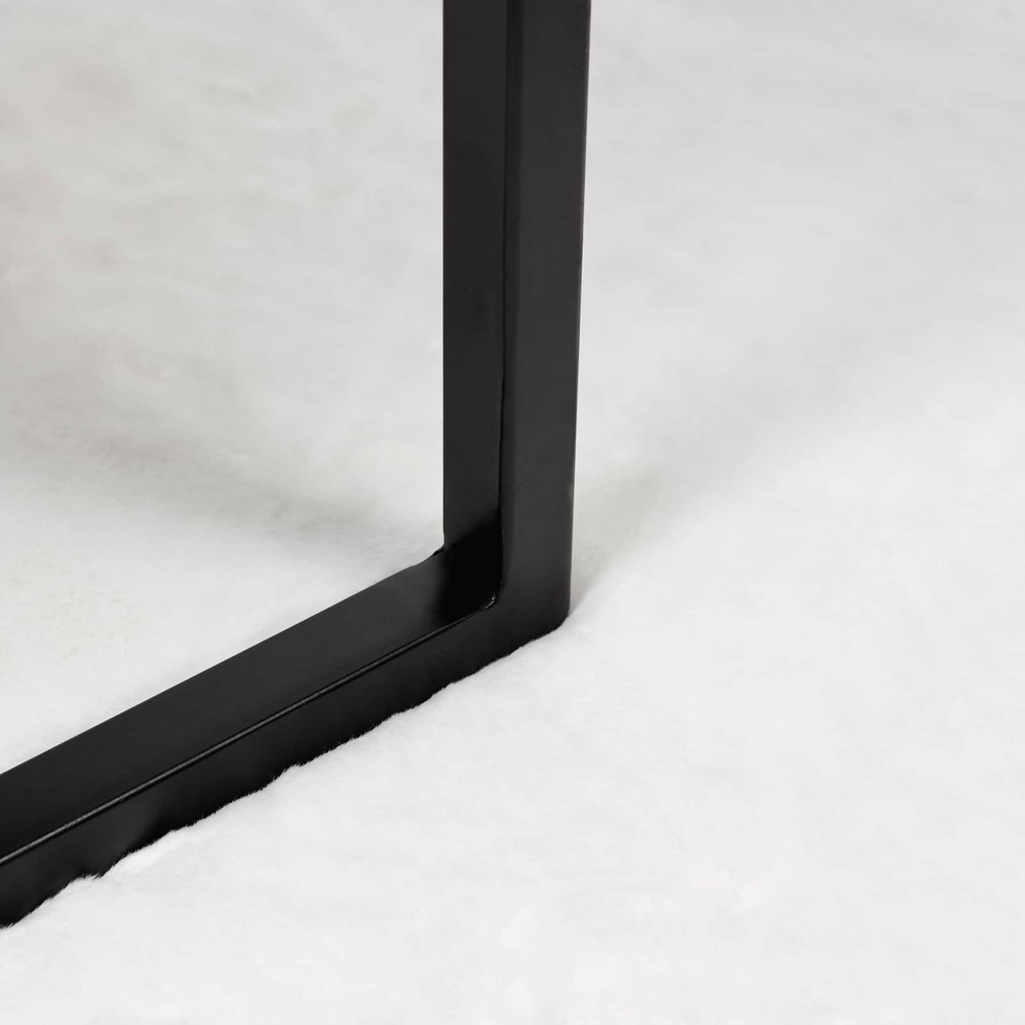 Anti-Sklisikker Fuskepels Teppet Olite Hvit 200 x 200 cm