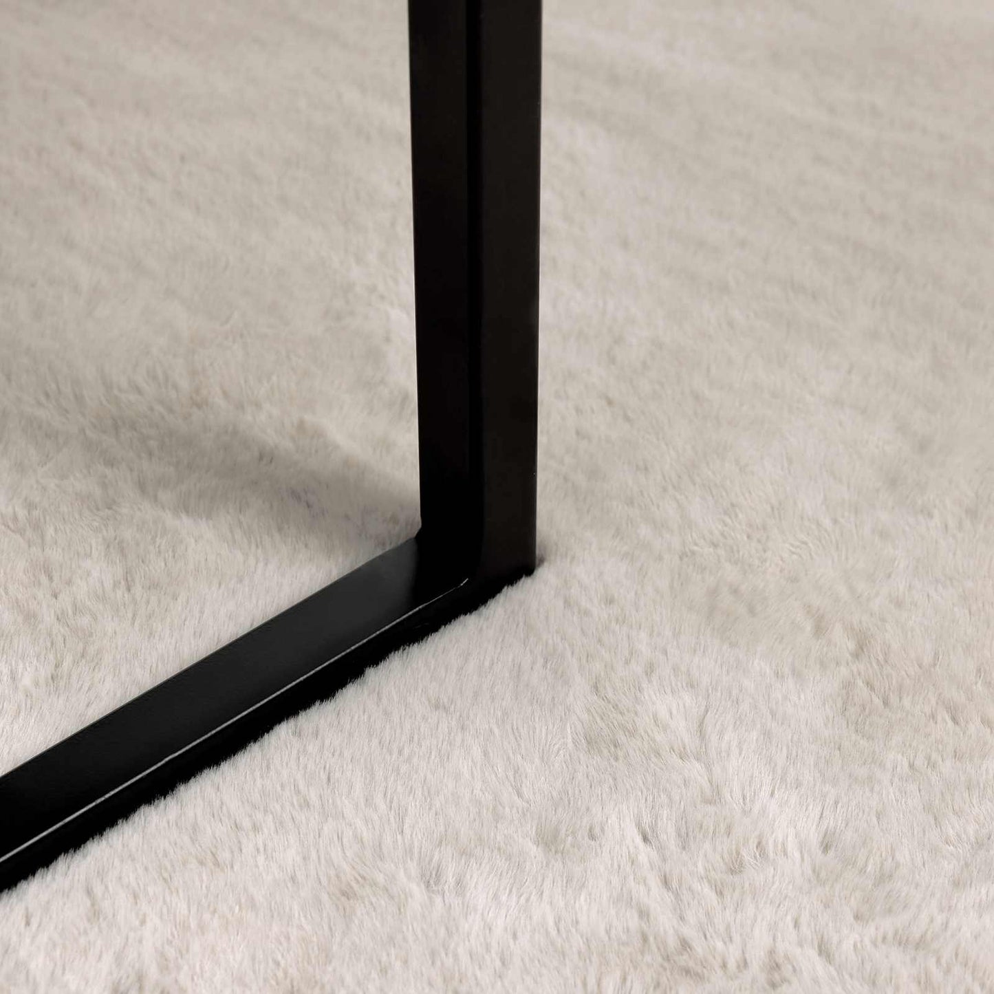 Skliikkerteppe i kunstig kaninpels OLITE Beige 80 x 120 cm