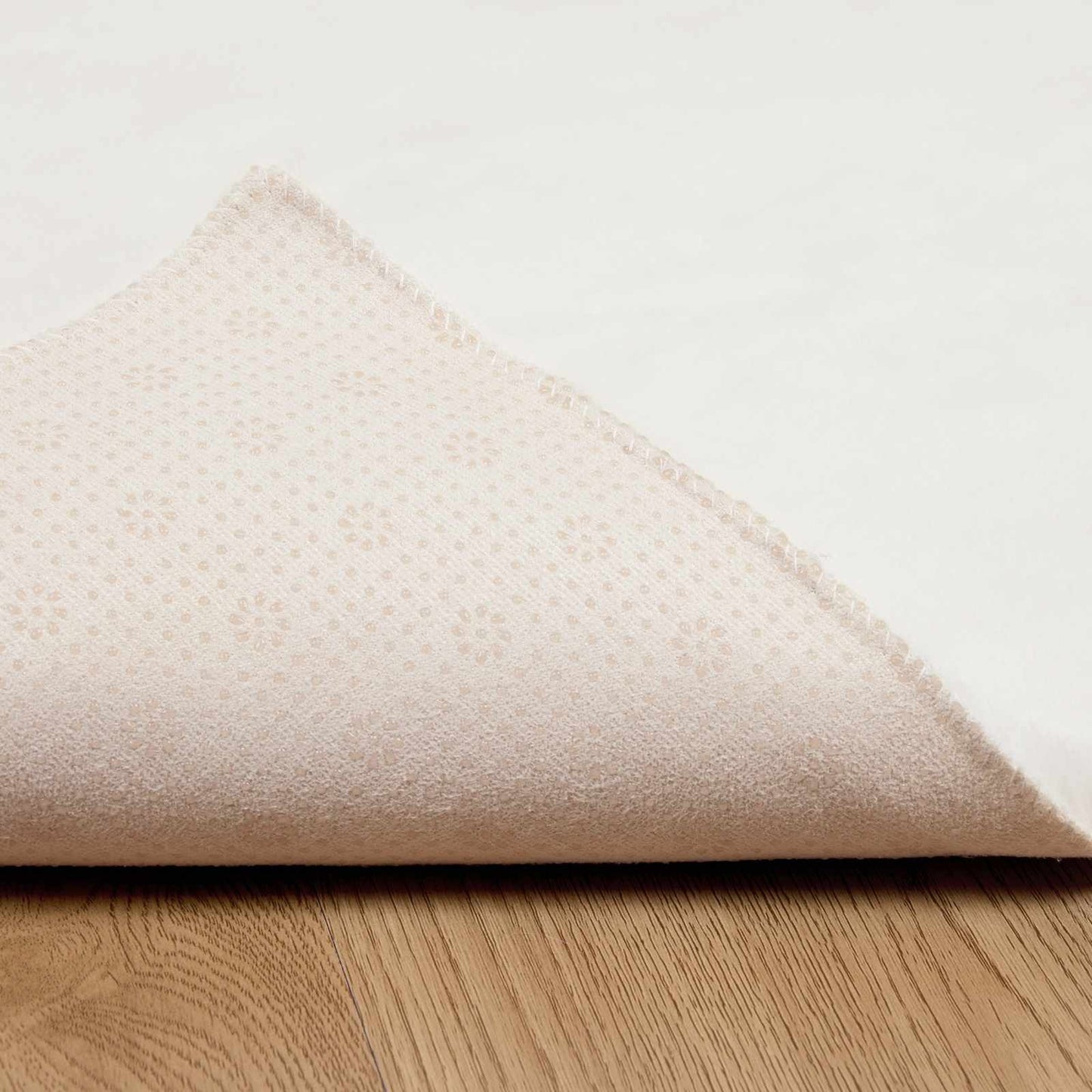 Skliikkerteppe i kunstig kaninpels OLITE Krem 100 x 200 cm