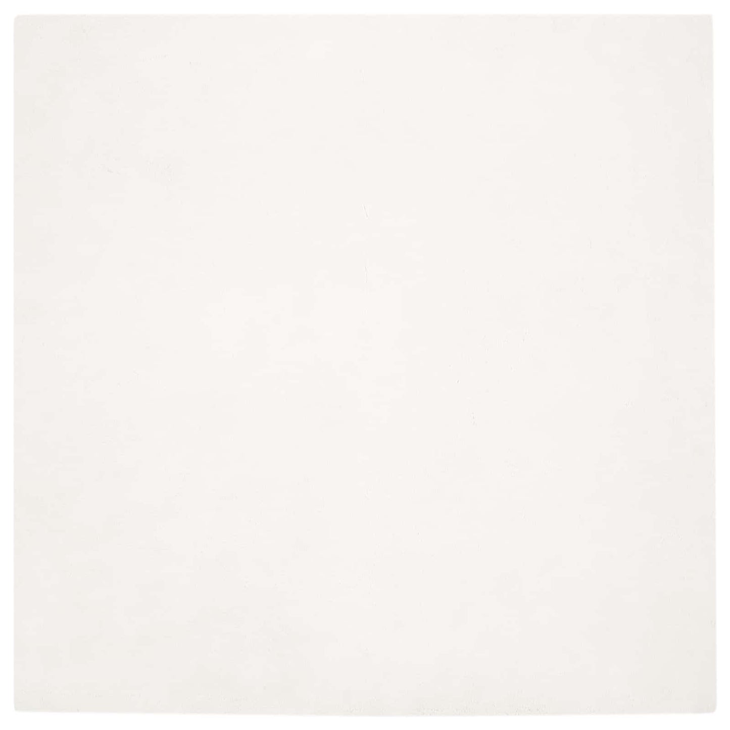 Skliikkerteppe i kunstig kaninpels OLITE Krem 120 x 120 cm