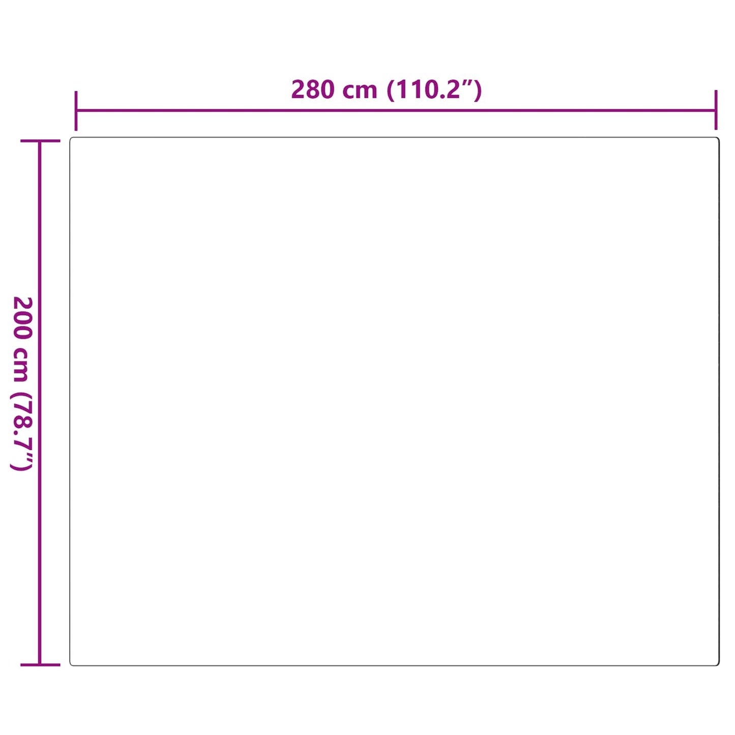 Skliikkerteppe i kunstig kaninpels OLITE Grå 200 x 280 cm