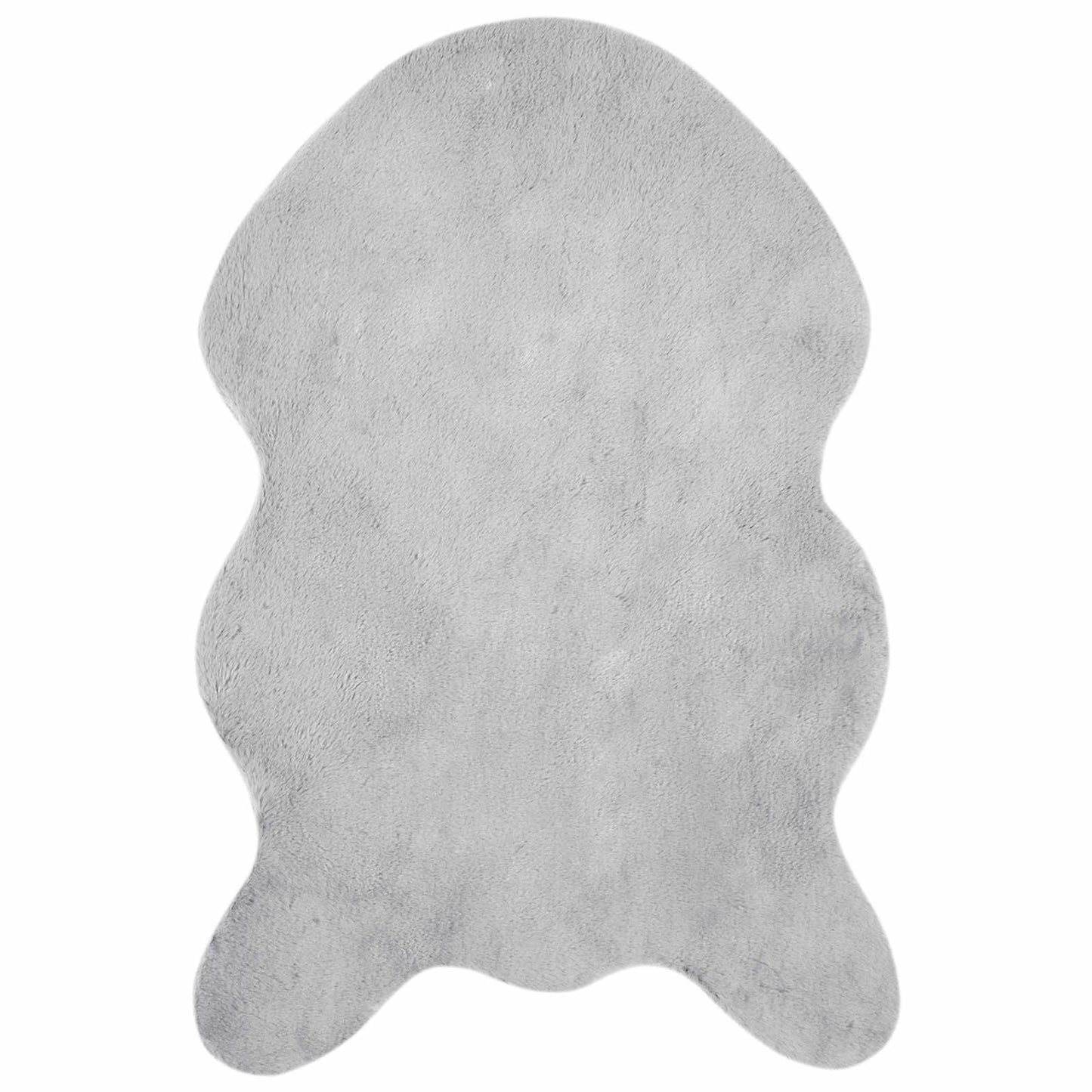 Skliikkerteppe i kunstig kaninpels OLITE Grå 60 x 90 cm
