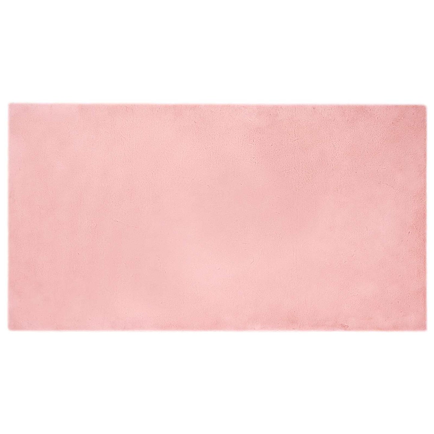 Skliikkerteppe i kunstig kaninpels OLITE Rosa 60 x 110 cm